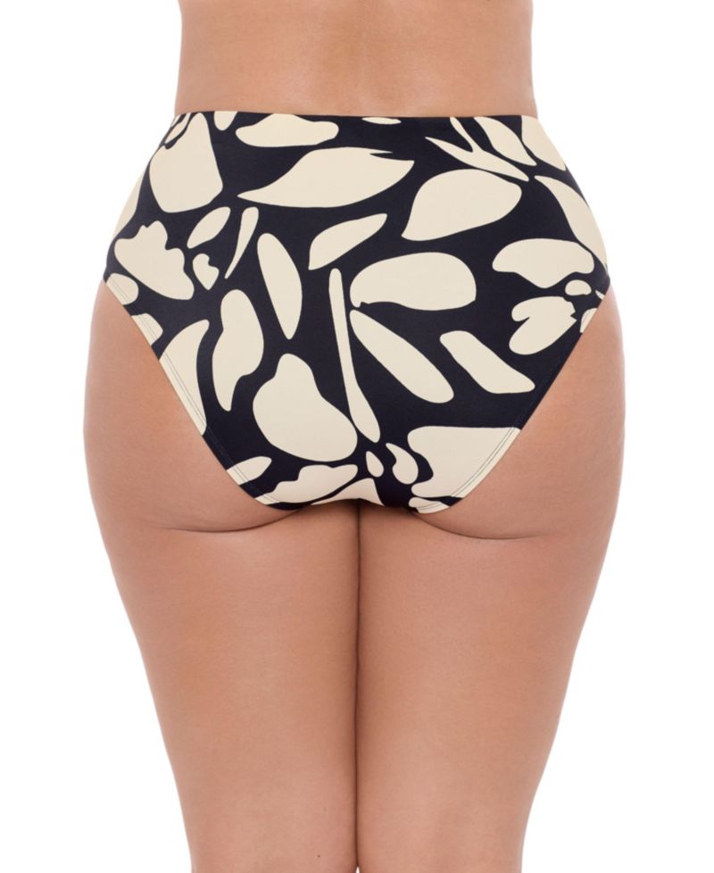Women's Smoothing and Sculpting Classic High-Waist Swimsuit Bikini Bottoms