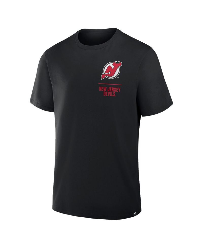 Men's Black New Jersey Devils Crash The Net Legacy T-Shirt