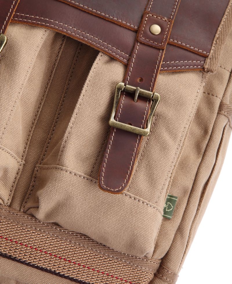 Turtle Ridge 4-Pocket Canvas Crossbody Bag