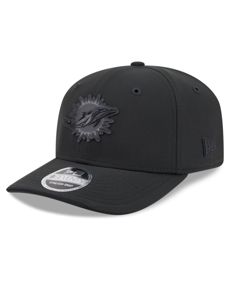 Men's Black Miami Dolphins 2026 Sideline 9SEVENTY Adjustable Hat