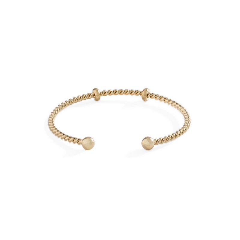 French Rope Charm Bracelet Cuff