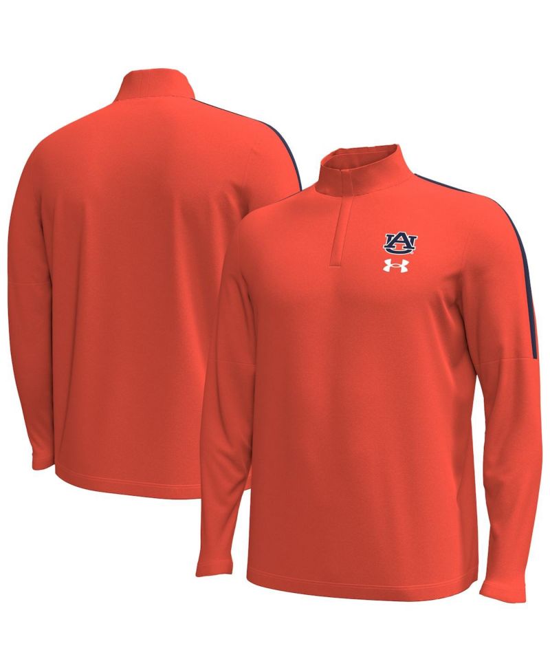 Men's Orange Auburn Tigers Playoff Performance Quarter-Zip Jacket