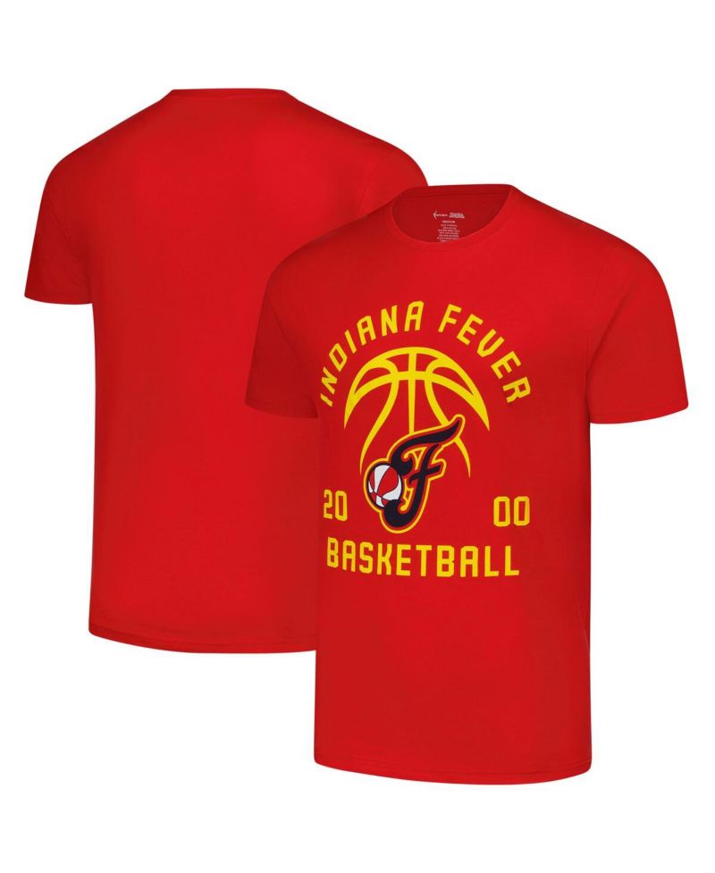 Men's and Women's Red Indiana Fever Basketball T-Shirt