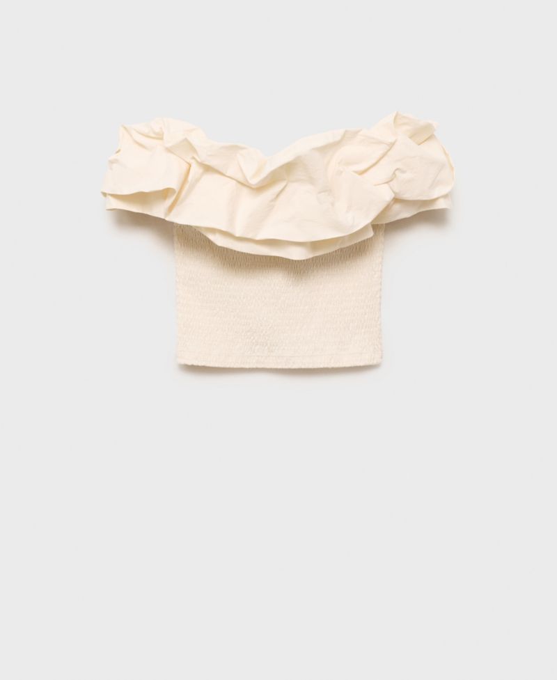 Women's Ruffles Strapless Top