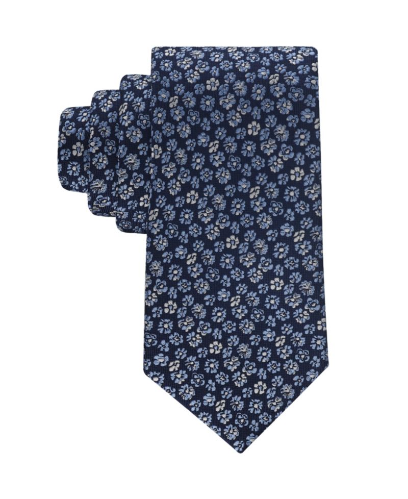 Men's Moss Floral Pattern Classic Tie