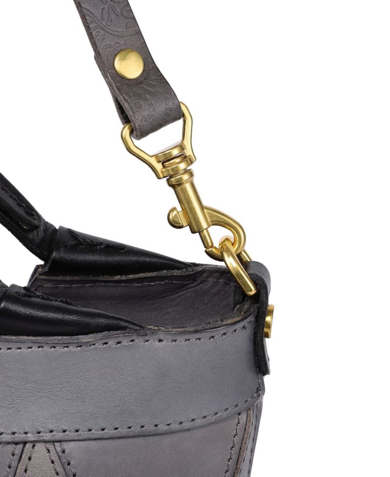 Primrose Mini Leather Crossbody Tote Bag