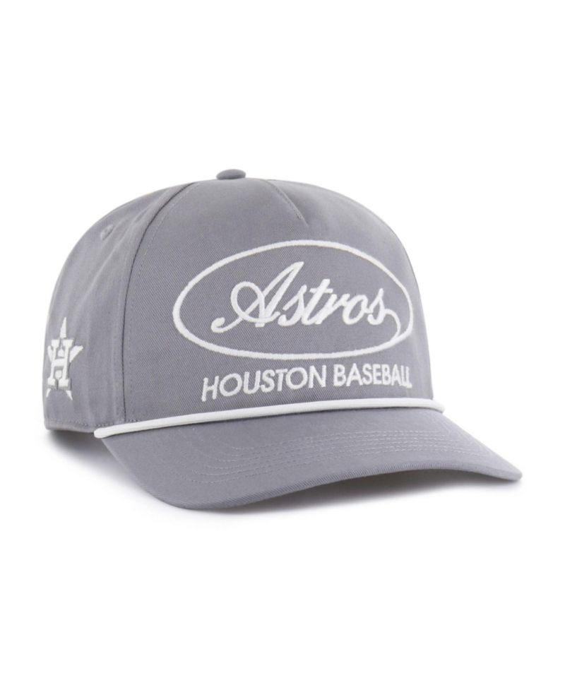 Men's Gray Houston Astros Foundational Hitch Adjustable Hat