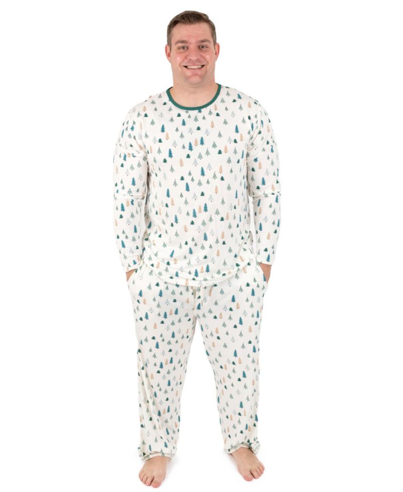Men’s Two Piece Viscose from Bamboo Holiday Pajamas