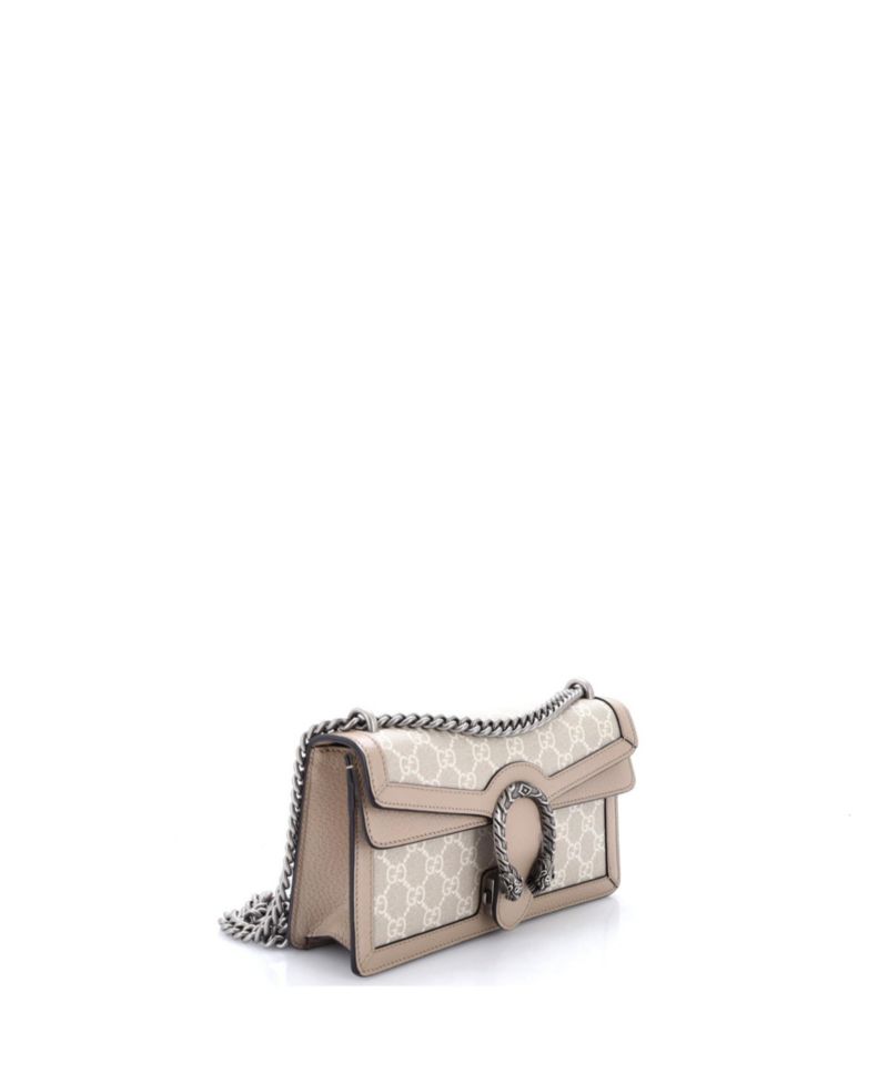 Small Dionysus Bag GG Coated Canvas with Leather