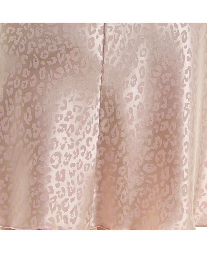 Women's Satin Jacquard Halter Mini Dress