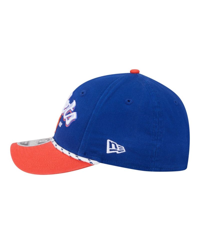 Men's Royal/Orange New York Mets Team Loyal 9FORTY M-Crown Adjustable Hat