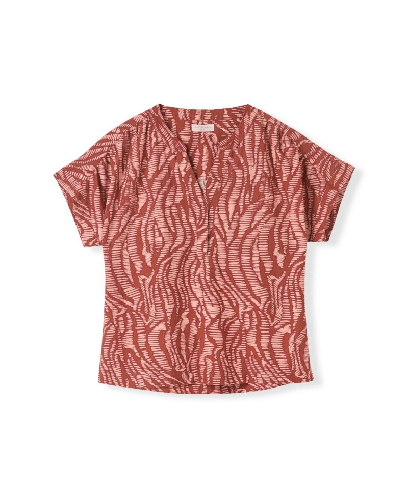 Women's Printed Drop Shoulder Top