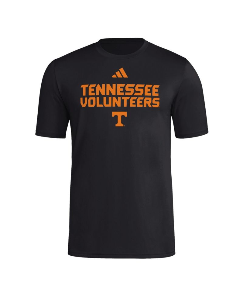 Men's Black Tennessee Volunteers Wordmark Poly T-Shirt