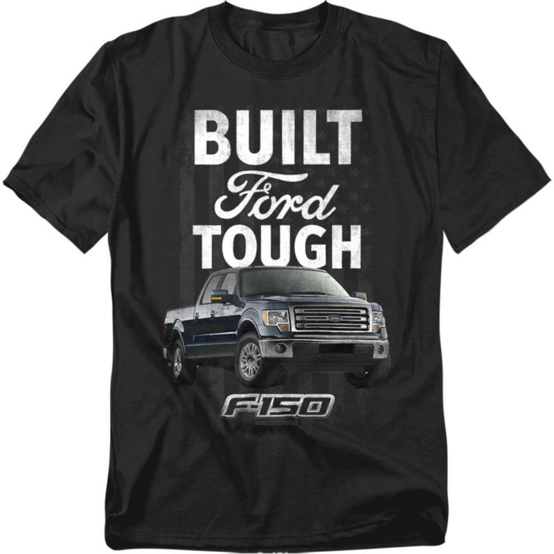 Men's Ford Trucks F150 Built Tough USA T-Shirt