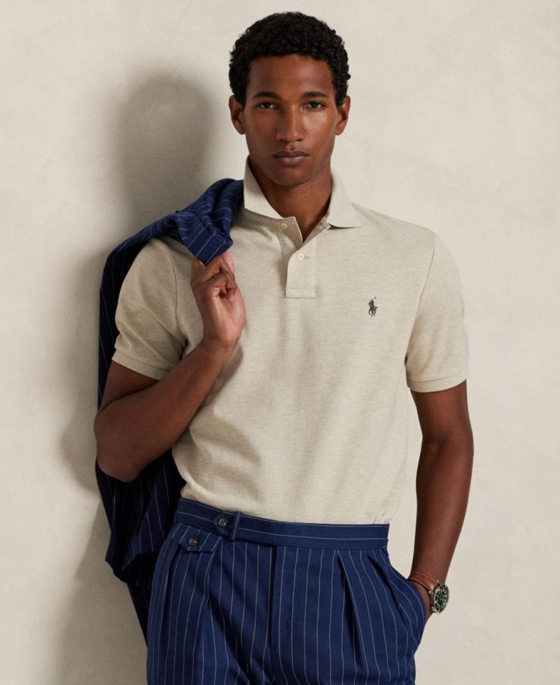 Men's Classic-Fit Mesh Polo Shirt