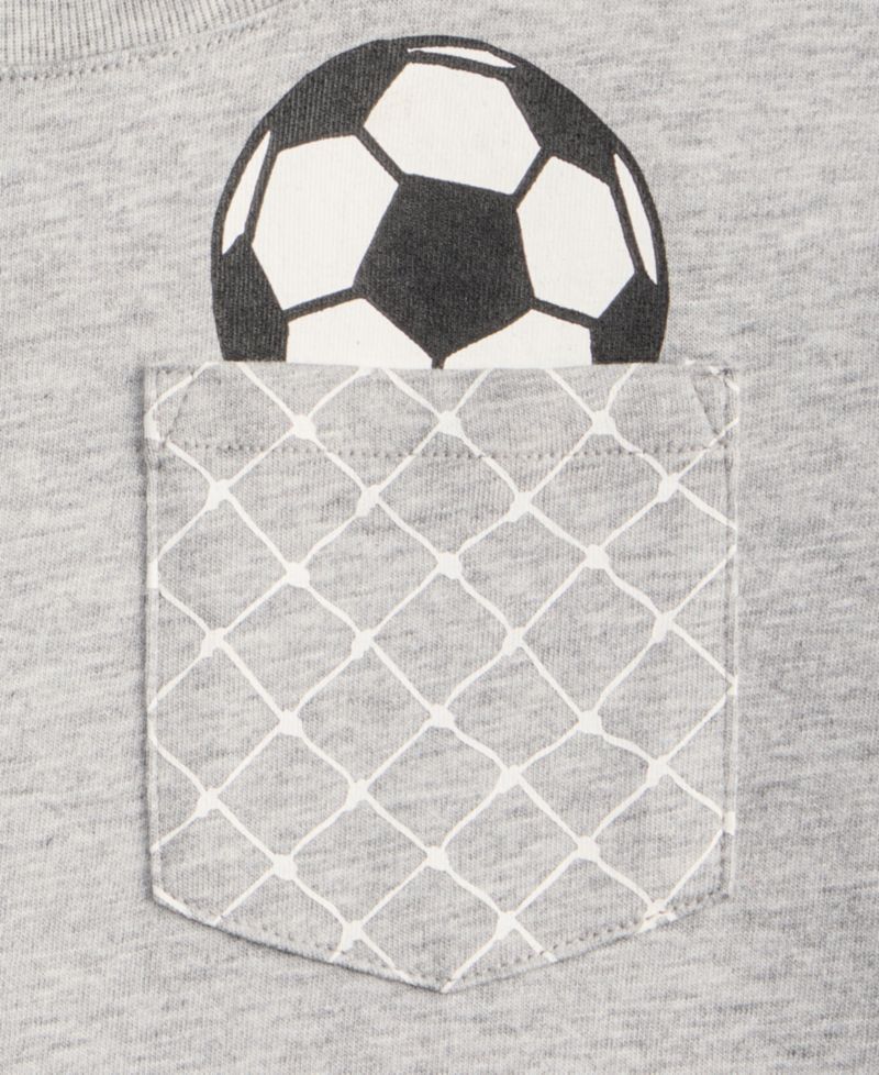 Toddler Boys' 12M-5T Oversized Pocket T-Shirt