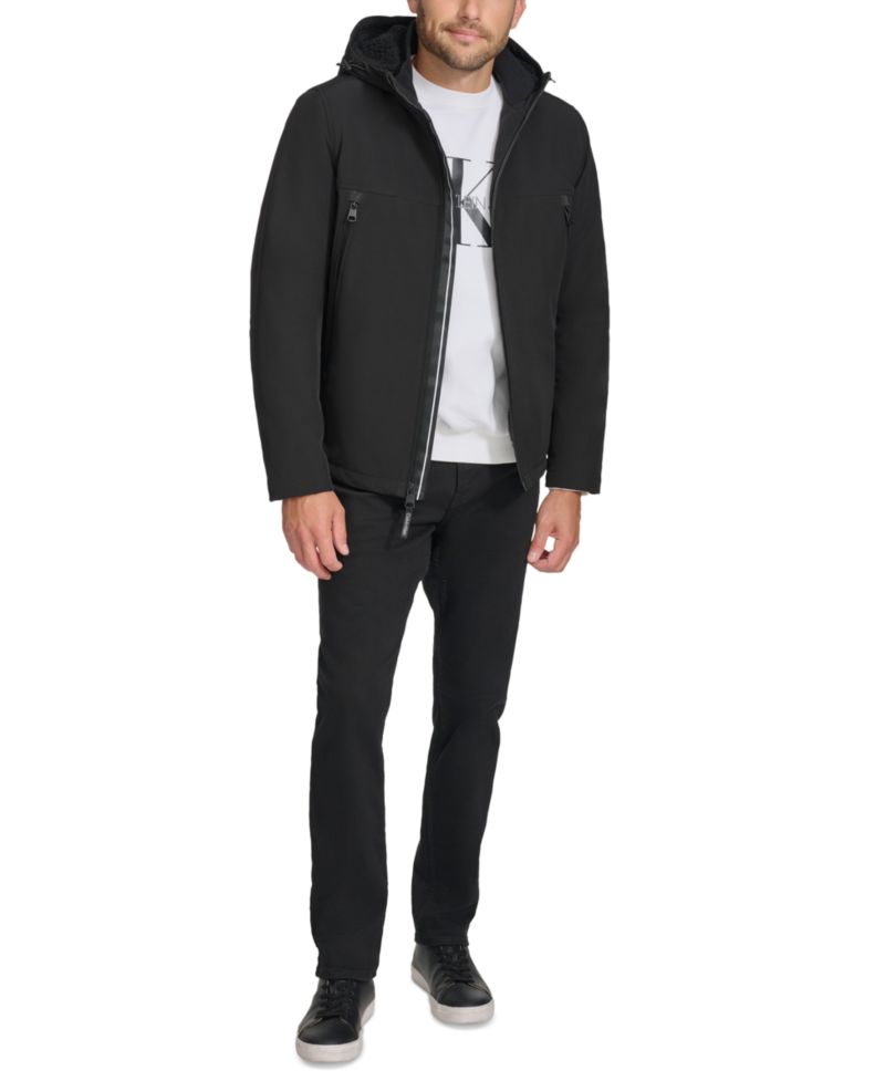 Men's Sherpa Lined Infinite Stretch Soft Shell Jacket