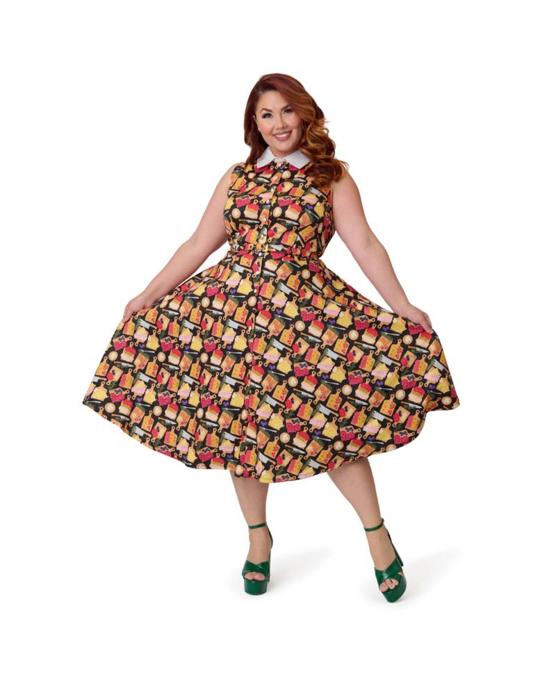 Plus Size Sleeveless Dress
