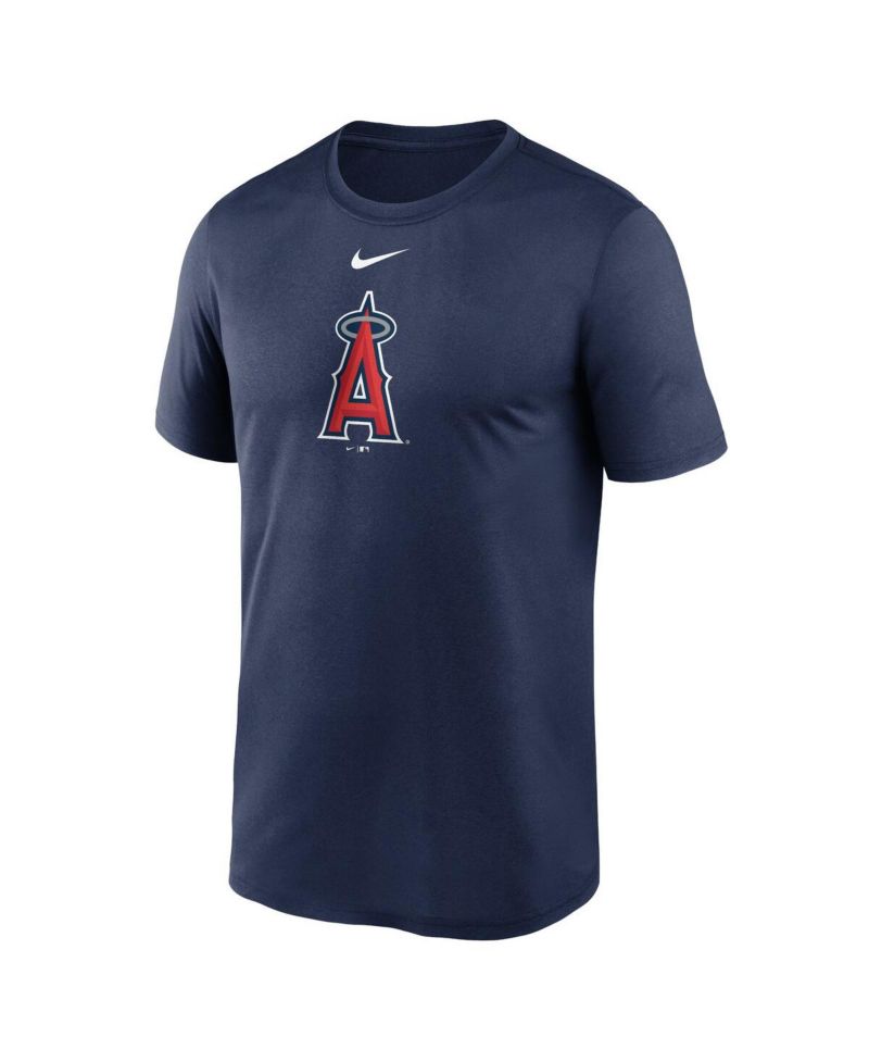 Men's Navy Los Angeles Angels Legend Fuse Large Logo Performance T-Shirt