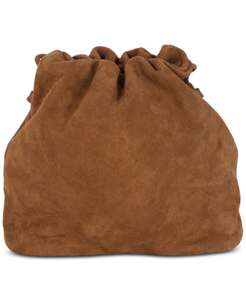 Suede Leather Convertible Small Crossbody Handbag