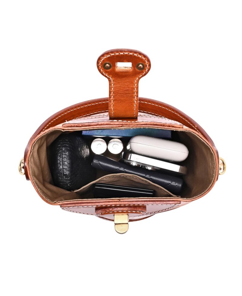 Begonia Vintage Bucket Crossbody Bag