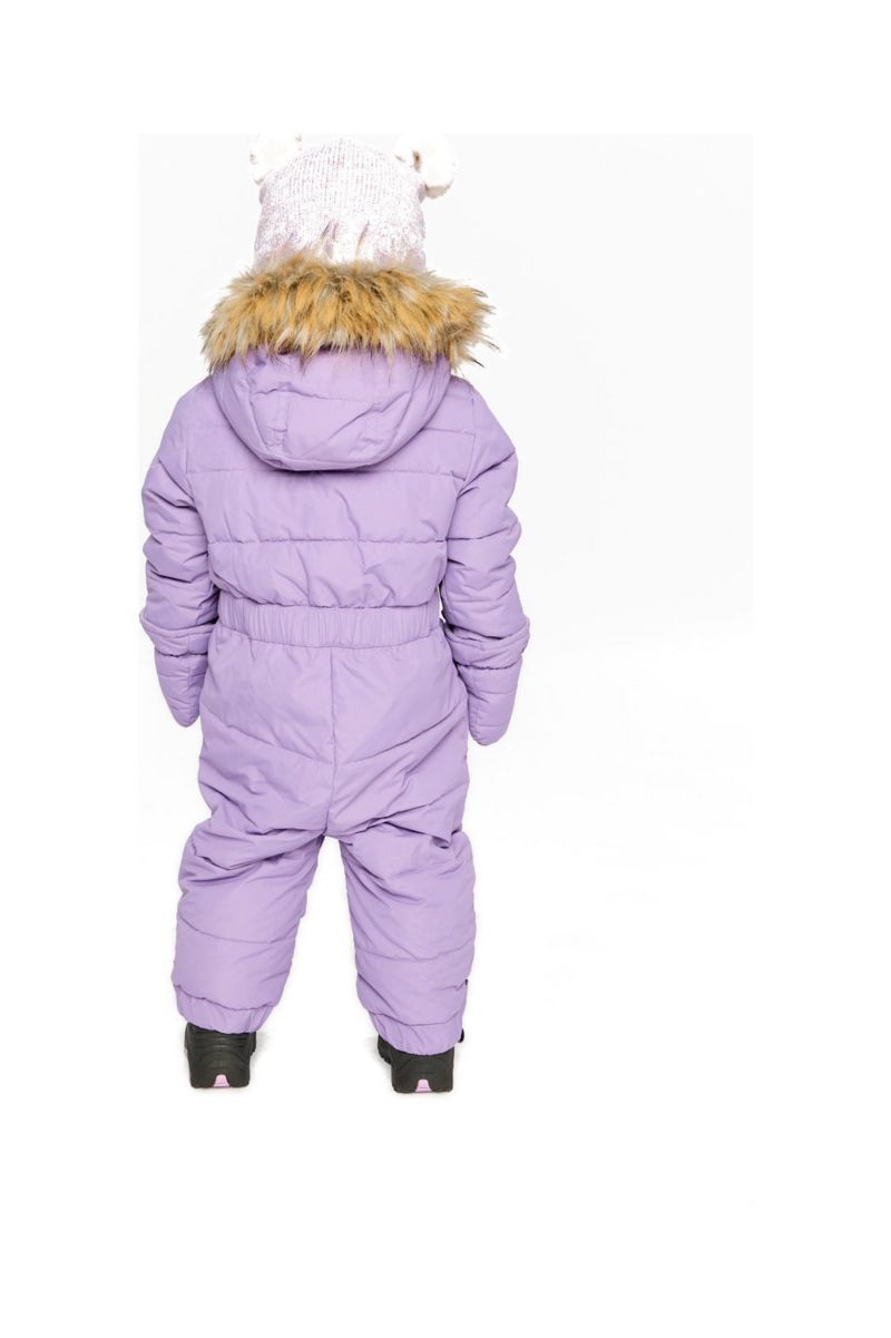 Baby Girls 6M TO 24M Original One Piece Puffy Snowsuit with Removable Mittens and Boots