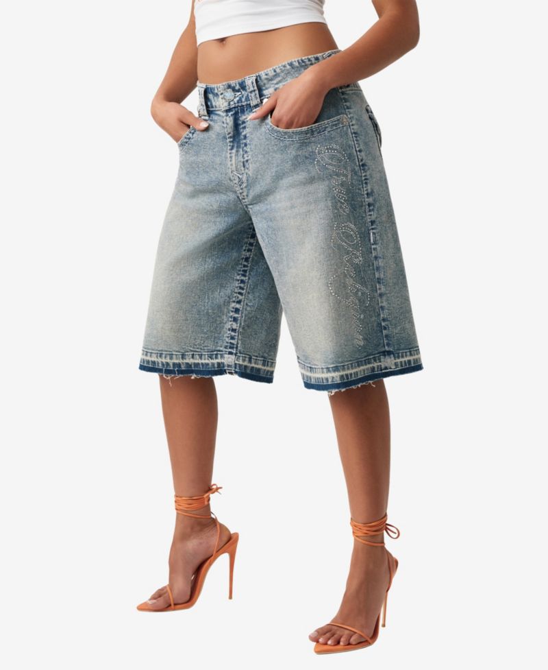 Women's Jessie Mid-Rise Baggy Denim Shorts