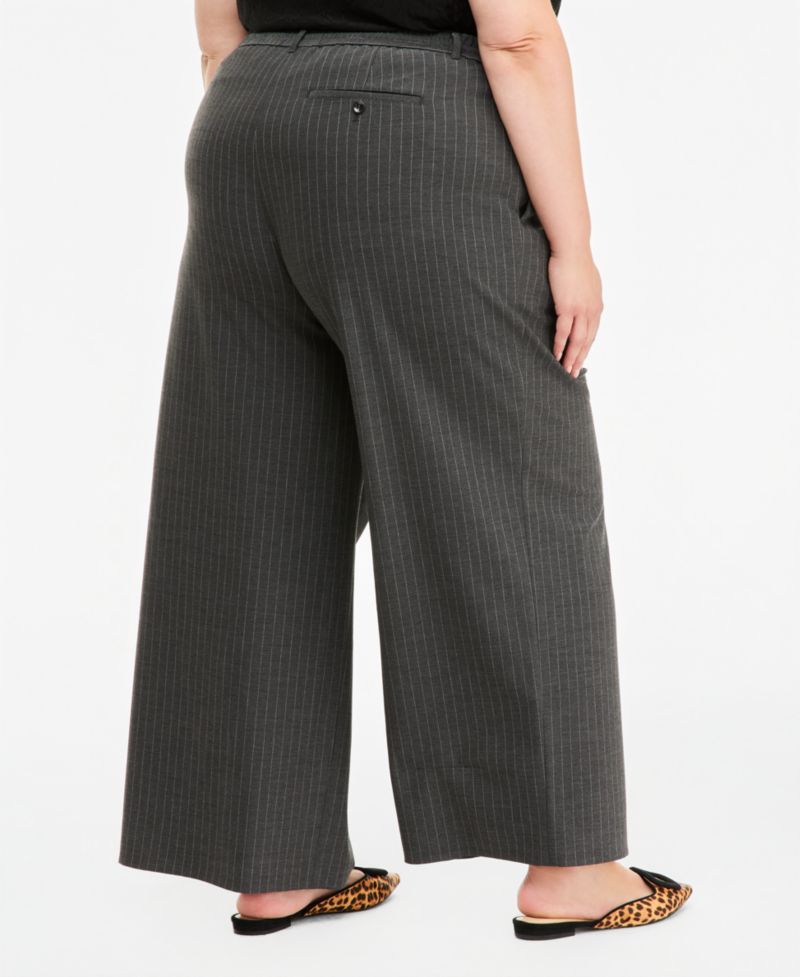Trendy Plus Size Drawstring-Waist Wide-Leg Pants