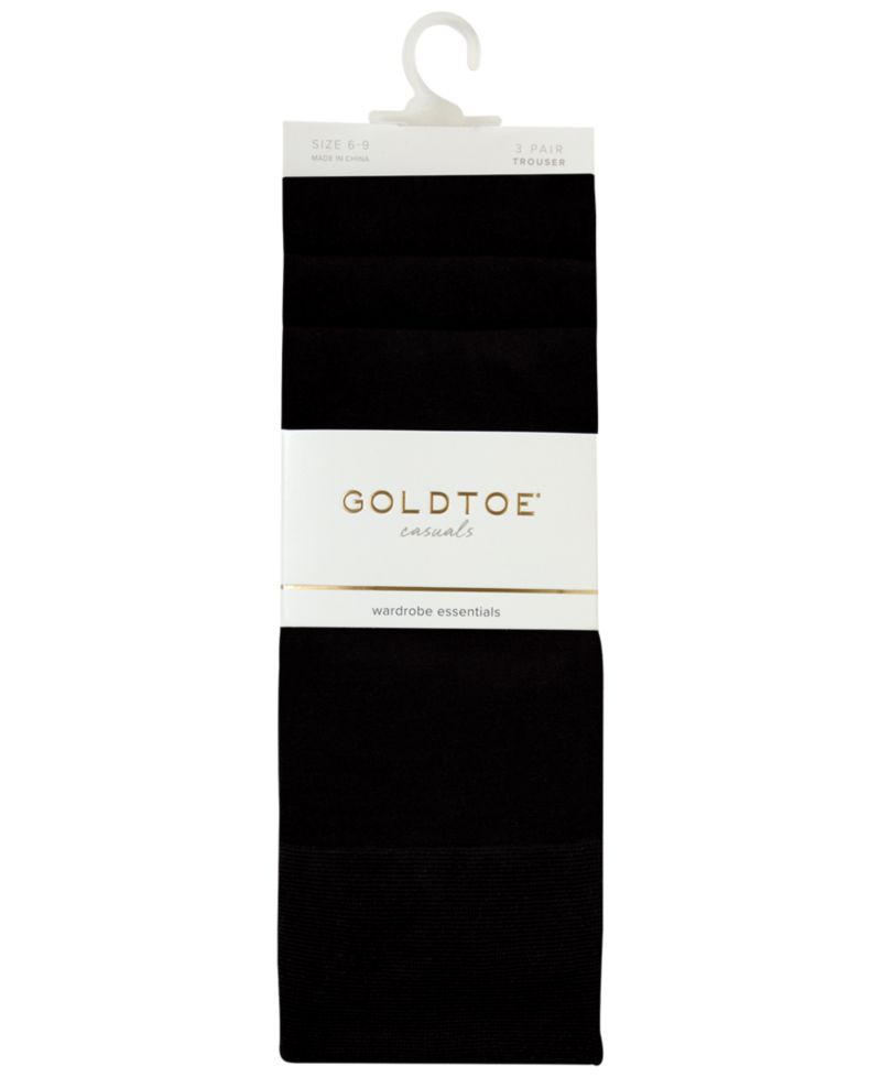Women's Trouser Pima Cotton Blend Socks, 3-Pack