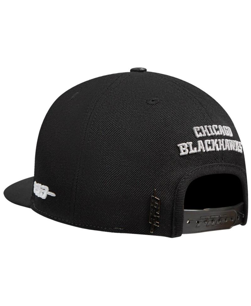 Men's Cream Chicago Blackhawks French Terry Snapback Hat