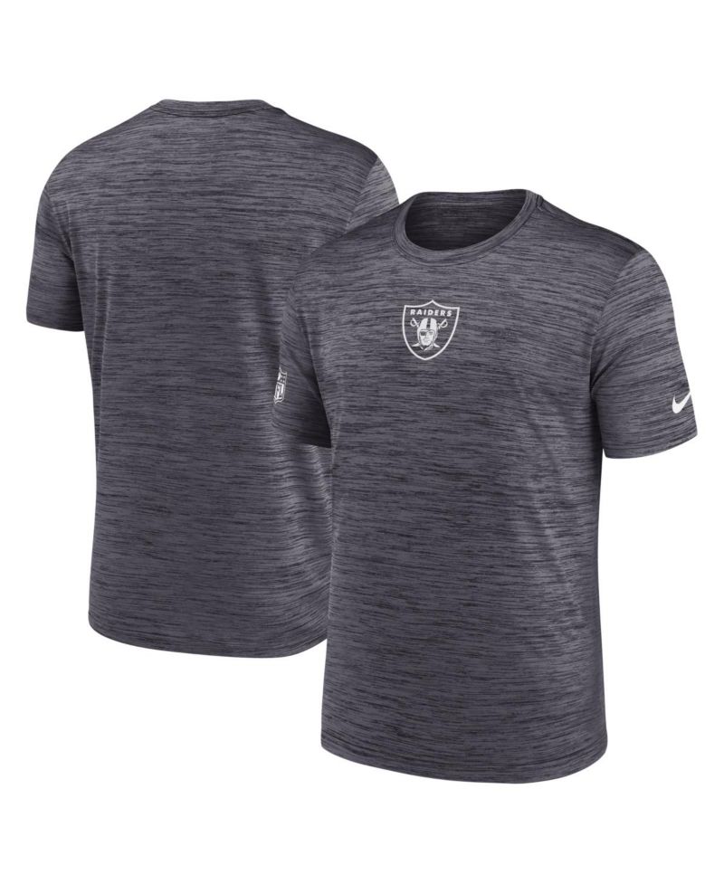 Men's Black Las Vegas Raiders Big & Tall Sideline Velocity Performance T-Shirt