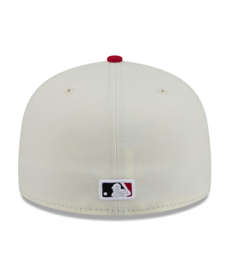 Men's White/Red Cincinnati Reds Blossom 59FIFTY Fitted Hat