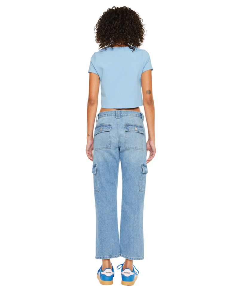 Women's Aaliyah High Rise Slim Straight Cargo Pants