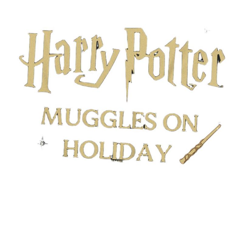 Men's Muggles On Holiday Wand T-Shirt