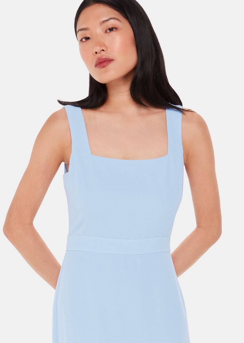 Women's Smocked Bodice Midi Dress