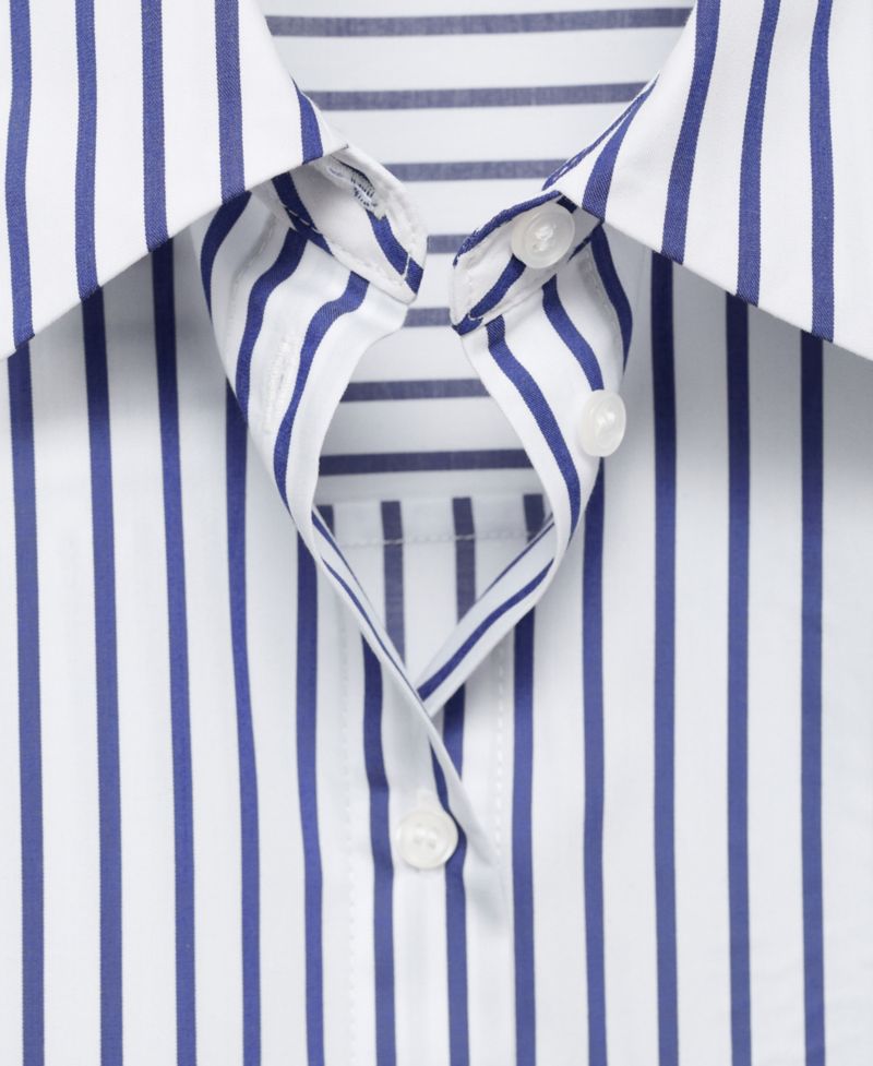 Women's Striped Cropped Shirt