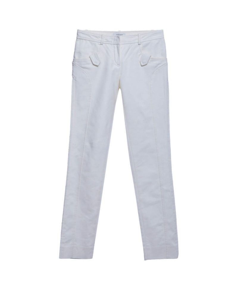 Women's Cotton Blend Straight Fit Pants