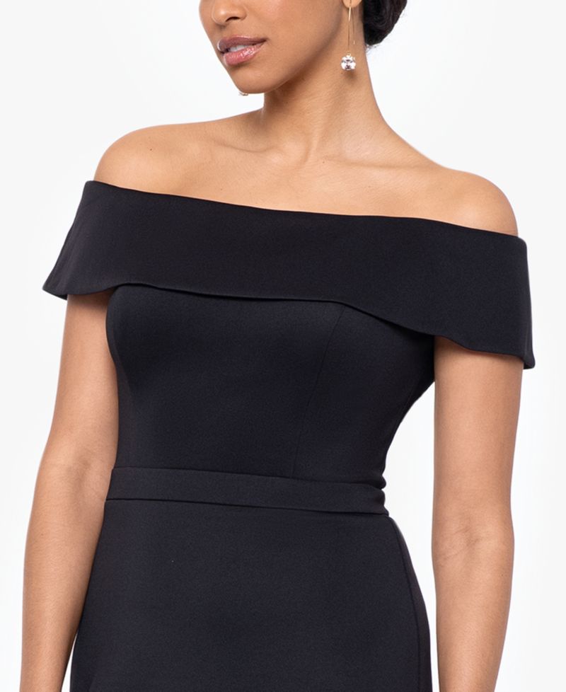 Women's Illusion High-Low Fit & Flare Dress