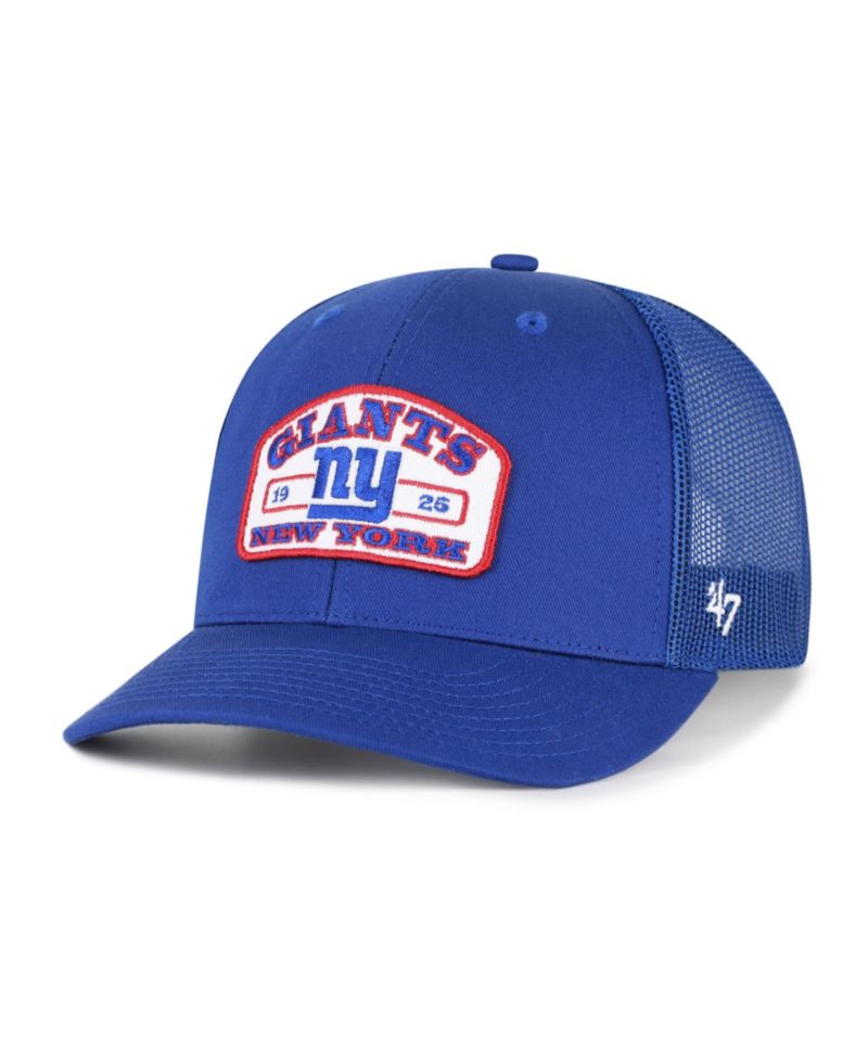 Men's '47 Royal New York Giants Roadway Adjustable Trucker Hat