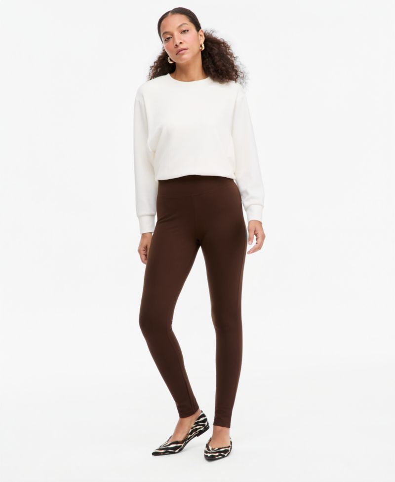 Women's High-Rise Ponte-Knit Leggings