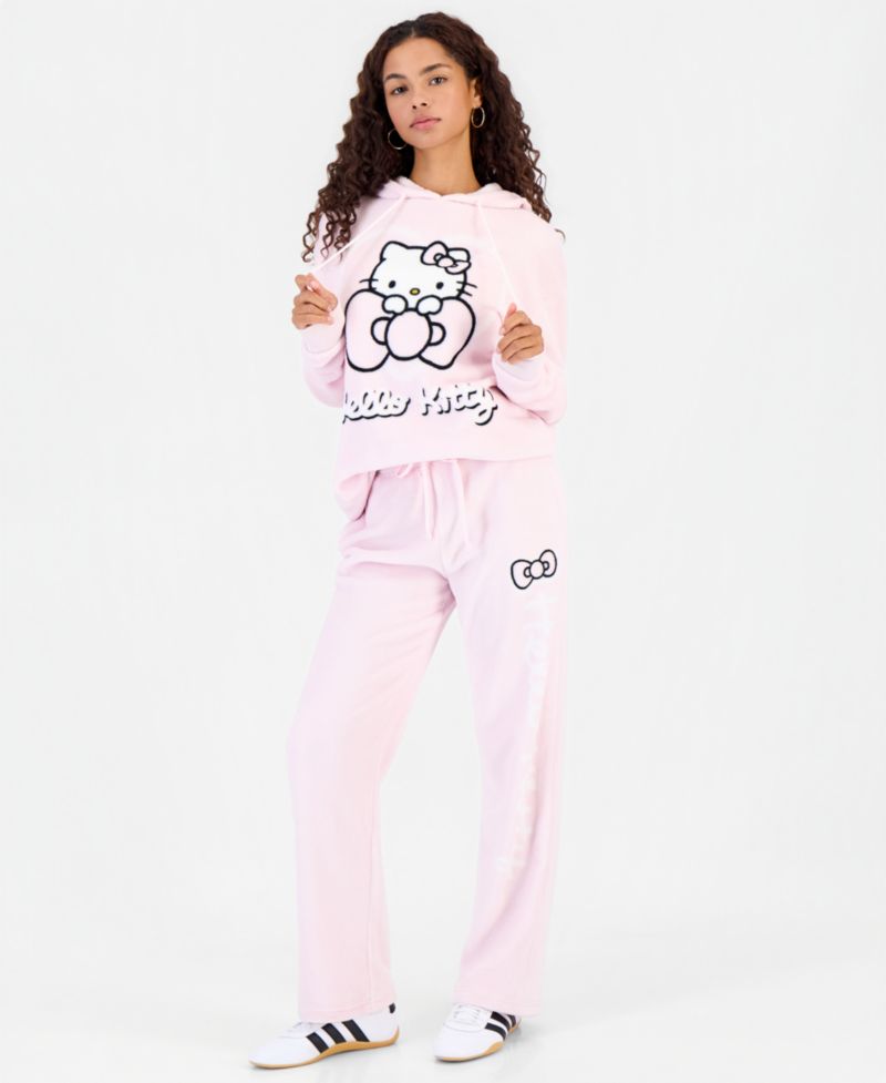 Juniors' Hello Kitty Cozy Fleece Hoodie
