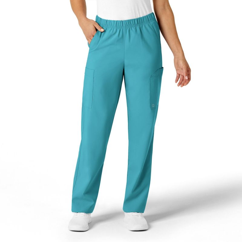 Plus Size W123 Unisex Multi-Cargo Scrub Pant Regular