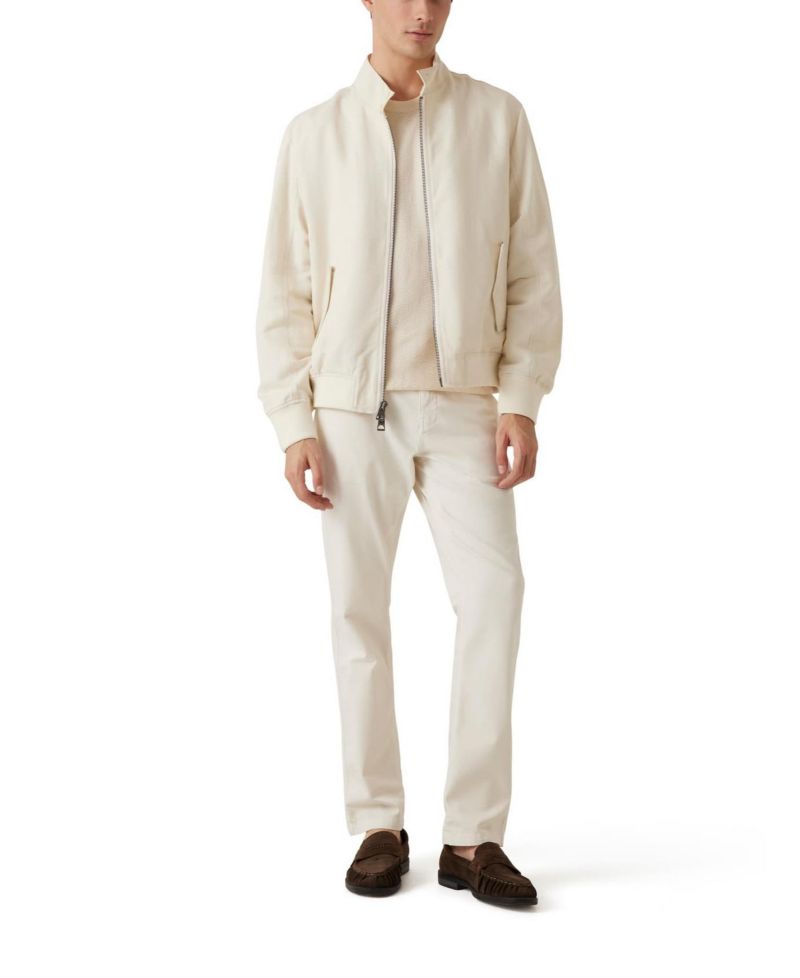 Men's Nolan Linen Harrington Jacket