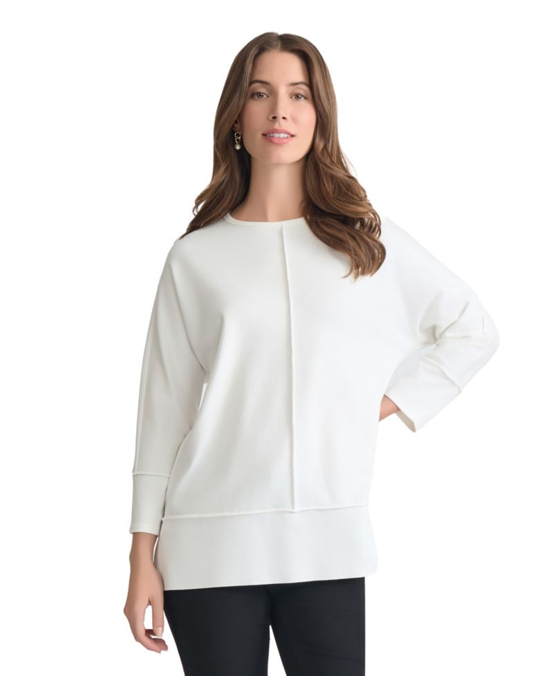 Women's Petite Serenity Knit 3/4 Sleeve Tunic Top