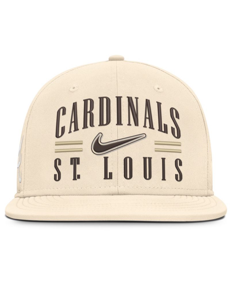 Men's Natural St. Louis Cardinals True Dri-FIT AeroBill Fitted Hat