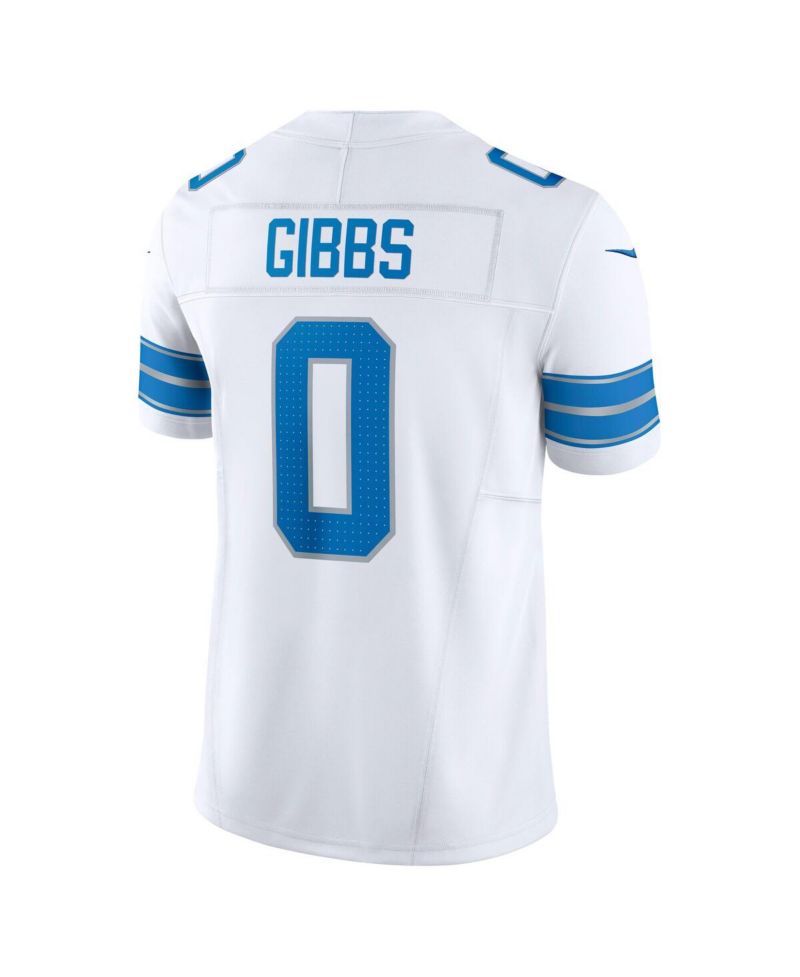 Men's Jahmyr Gibbs White Detroit Lions Vapor F.U.S.E. Limited Jersey