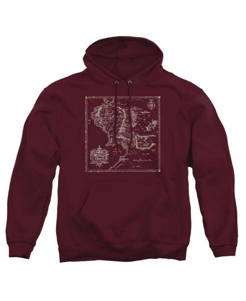 Men's Map Of Me Graphic Classic-Fit Pull-Over Hoodie