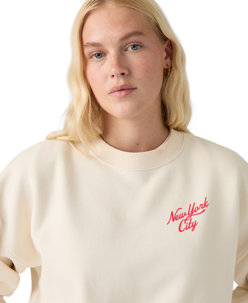 Women's Vintage Boxy Graphic Sweatshirt