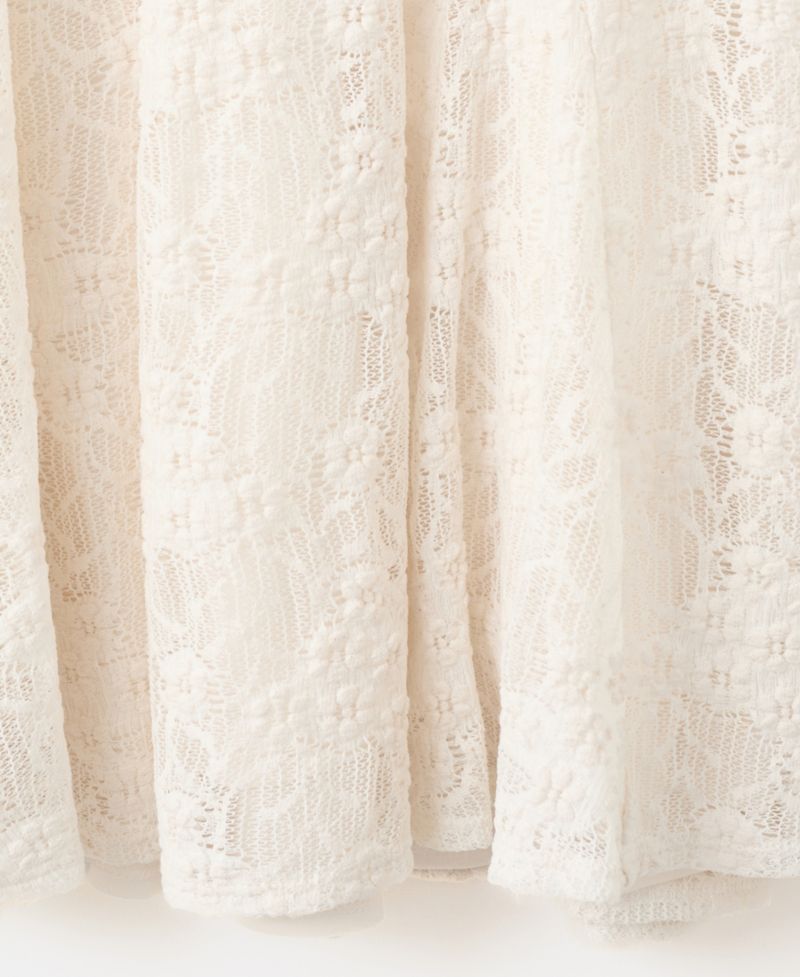 Women's Floral-Embroidery A-Line Pull-On Midi Skirt
