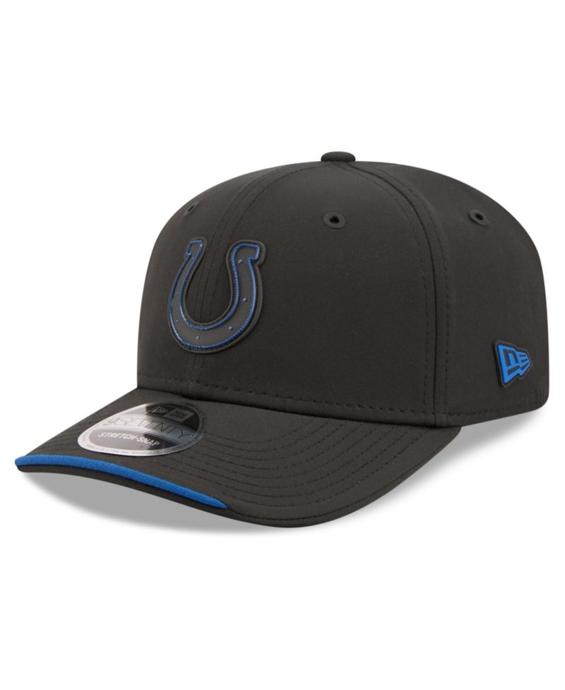 Men's Black Indianapolis Colts 2026 Sideline 9SEVENTY Adjustable Hat